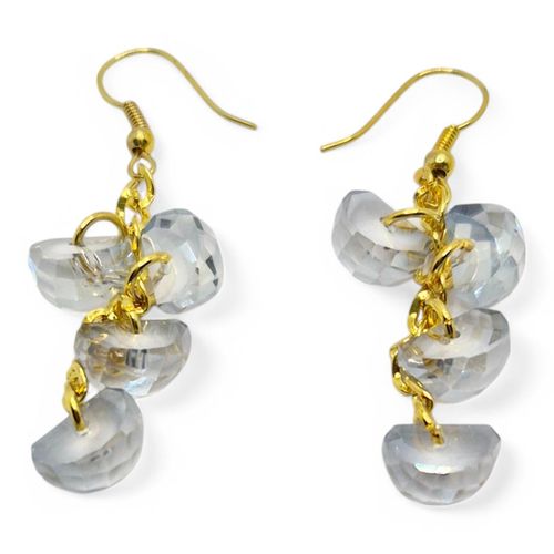 Lupita Crystal Earrings hint of blue earring making kit — DIY set with beads and instructions for creating handmade jewelry