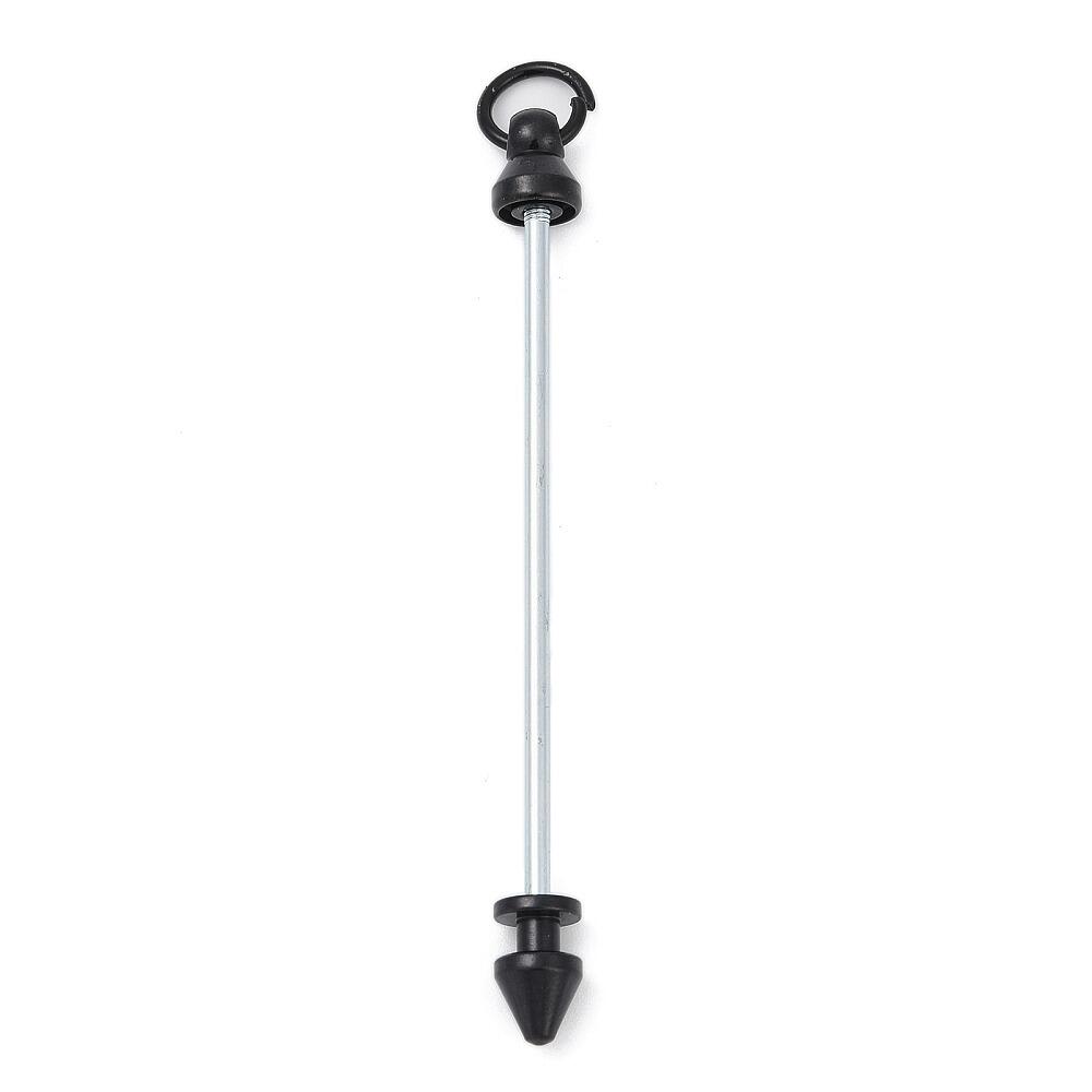 Beadable Keychain Bar 80mm - Black 1pc