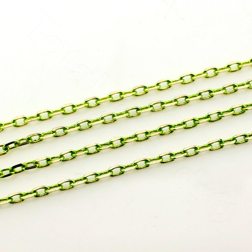 Coloured Jewellery Chain - Lime Green
