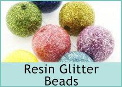 Resin Glitter Beads