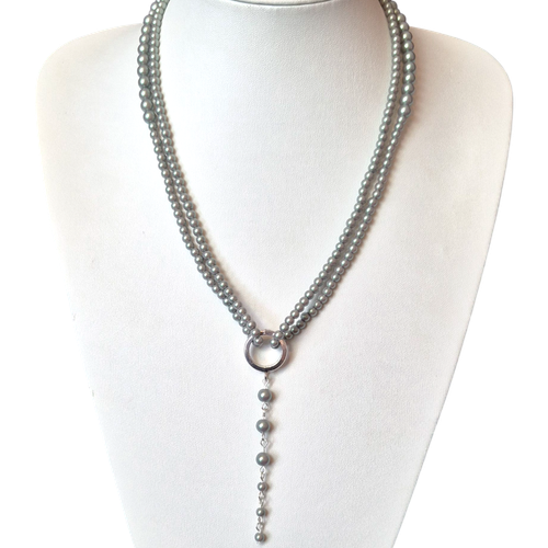 Gabby Pearl Necklace   Fern Hue for jewellery making