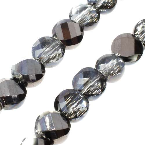 8mm crystal beads black diamond — faceted for jewelry making and beadwork