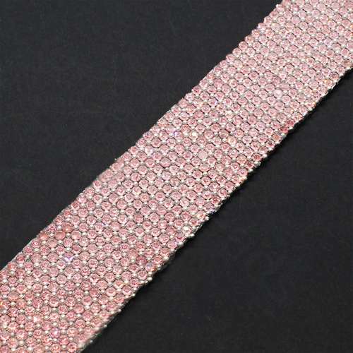Sparkle Ribbon 22mm -  Amethyst Crystal