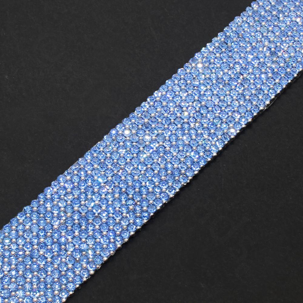 Sparkle Ribbon 22mm - Sapphire Blue Crystal