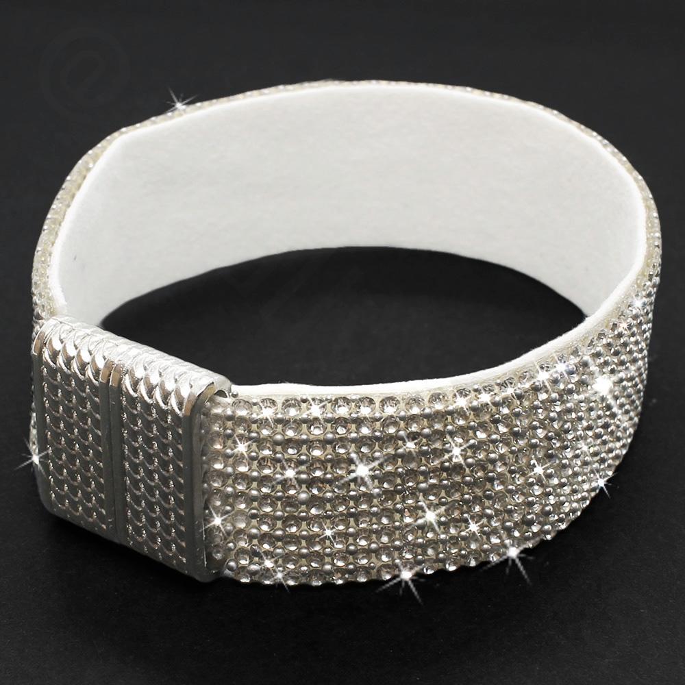Sparkle Ribbon 22mm Bracelet Kit -  Crystal