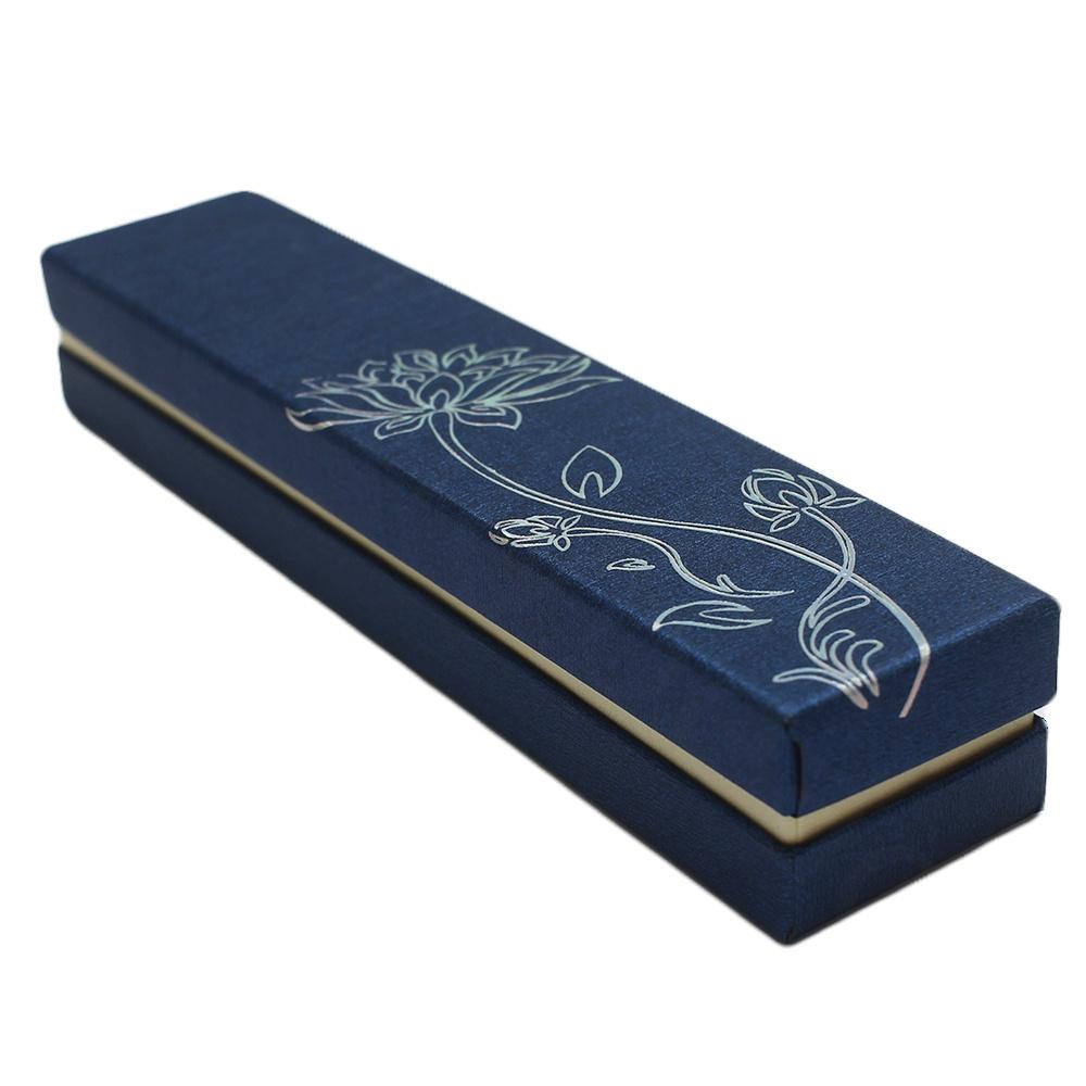 Jewellery Gift Box Long Rectangle - Blue Hologram
