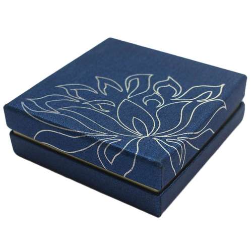 Jewellery Gift Box Square - Blue Hologram