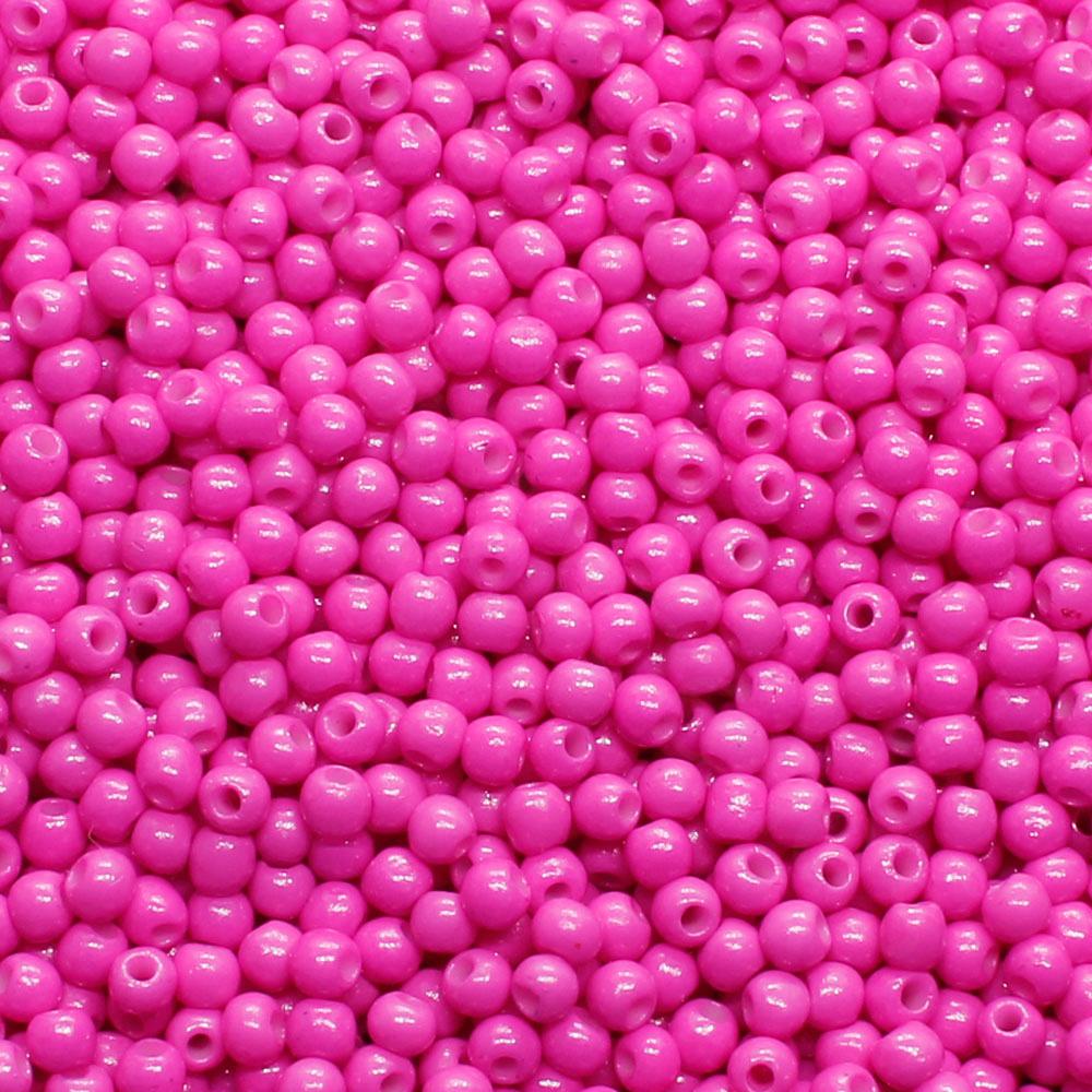 FGB Seed Beads Size 12 Opaque Ballerina Pink - 50g