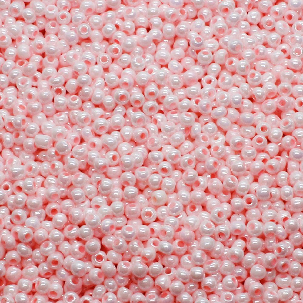 FGB Seed Beads Size 12  Shell Colours Peach - 50g