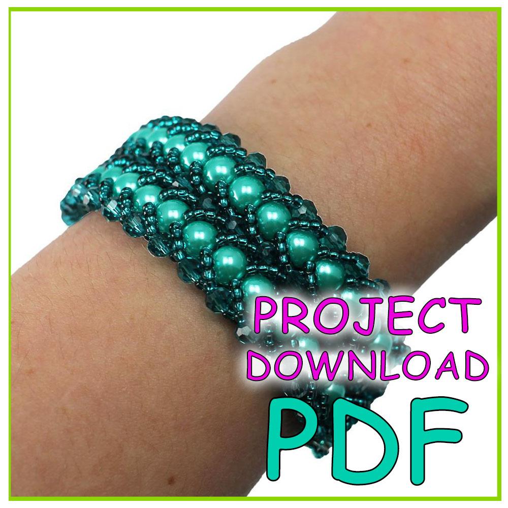 1Double Row Flat Spiral Bracelet - Download Instructions