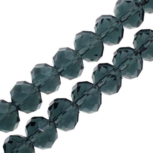 10mm crystal beads sapphire blue, pack of 30 — faceted for jewelry making and beadwork