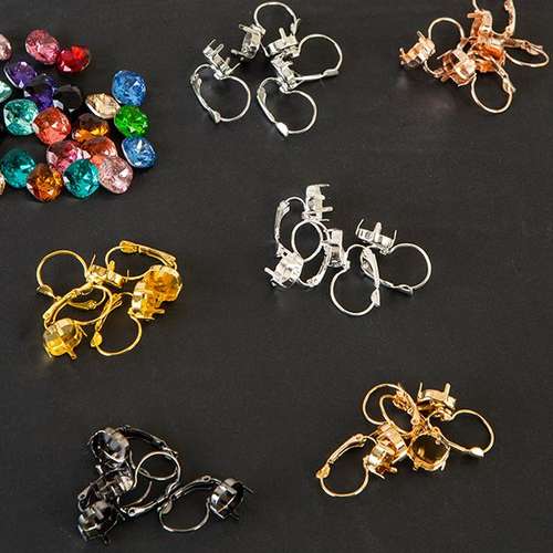 Rivoli Earring Bundle 12 Pairs