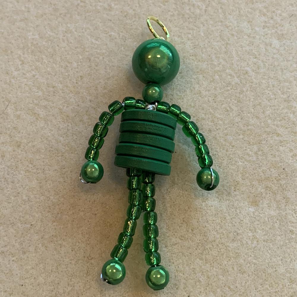 Button Doll Kit - Green