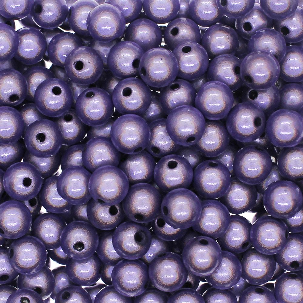 Miracle Beads - 8mm Round Violet 50pcs