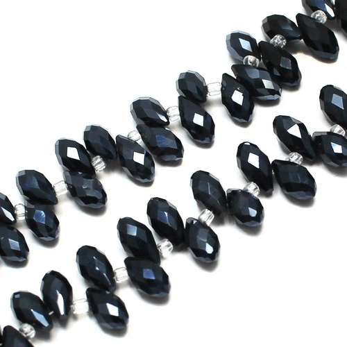 12mm crystal beads hematite — faceted for jewelry making and beadwork