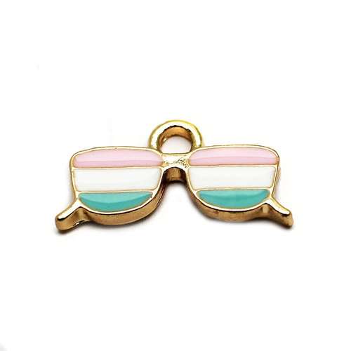 Enamel Gold Charm - Sunglasses 2pc
