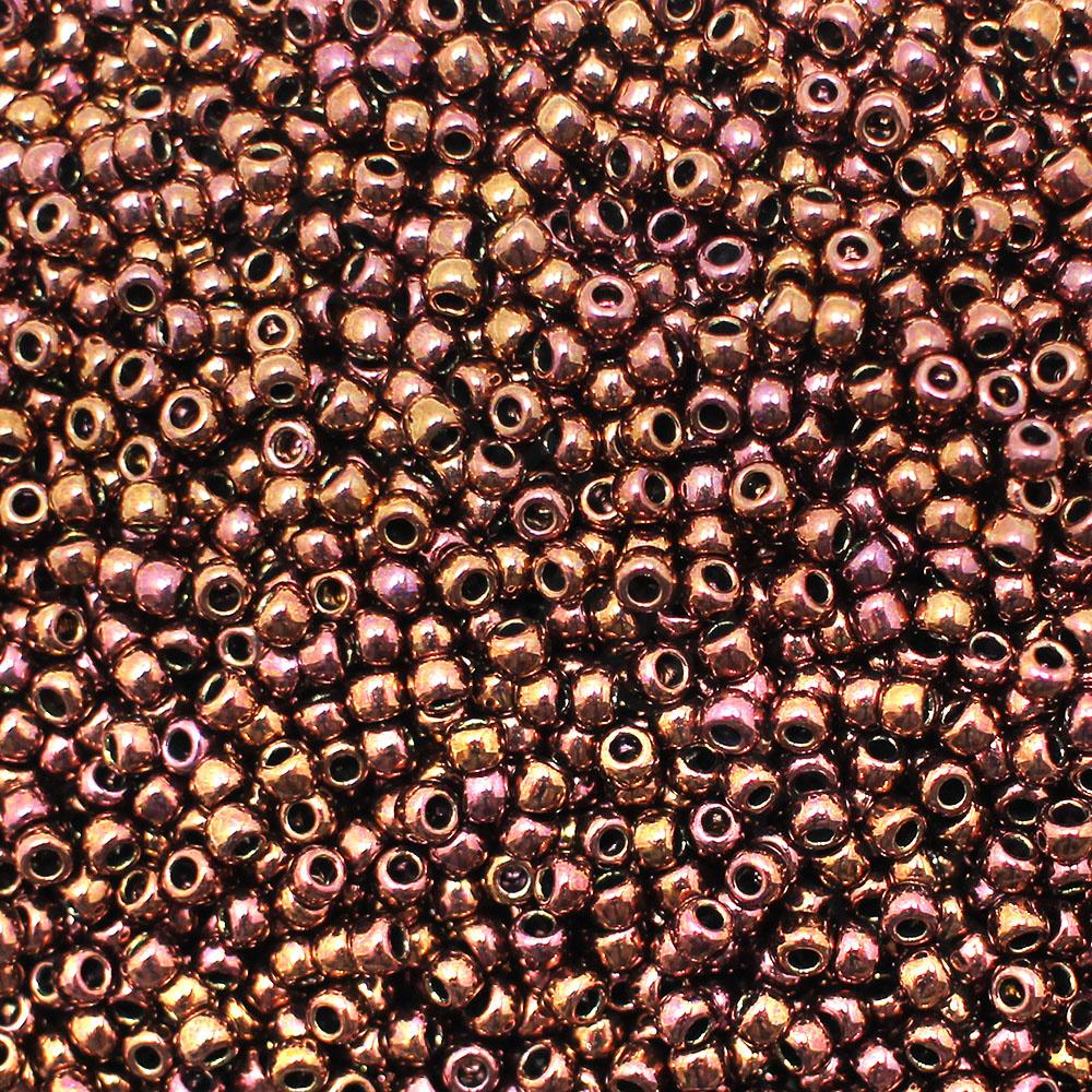 Toho Size 8 Seed Beads 10g -  Olympic Bronze