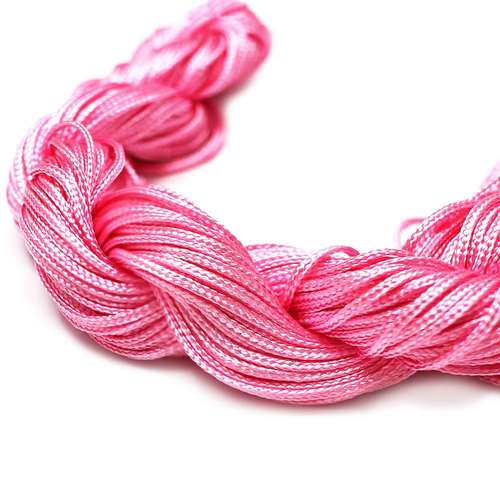Rattail Cord 1mm Light Pink - 10m