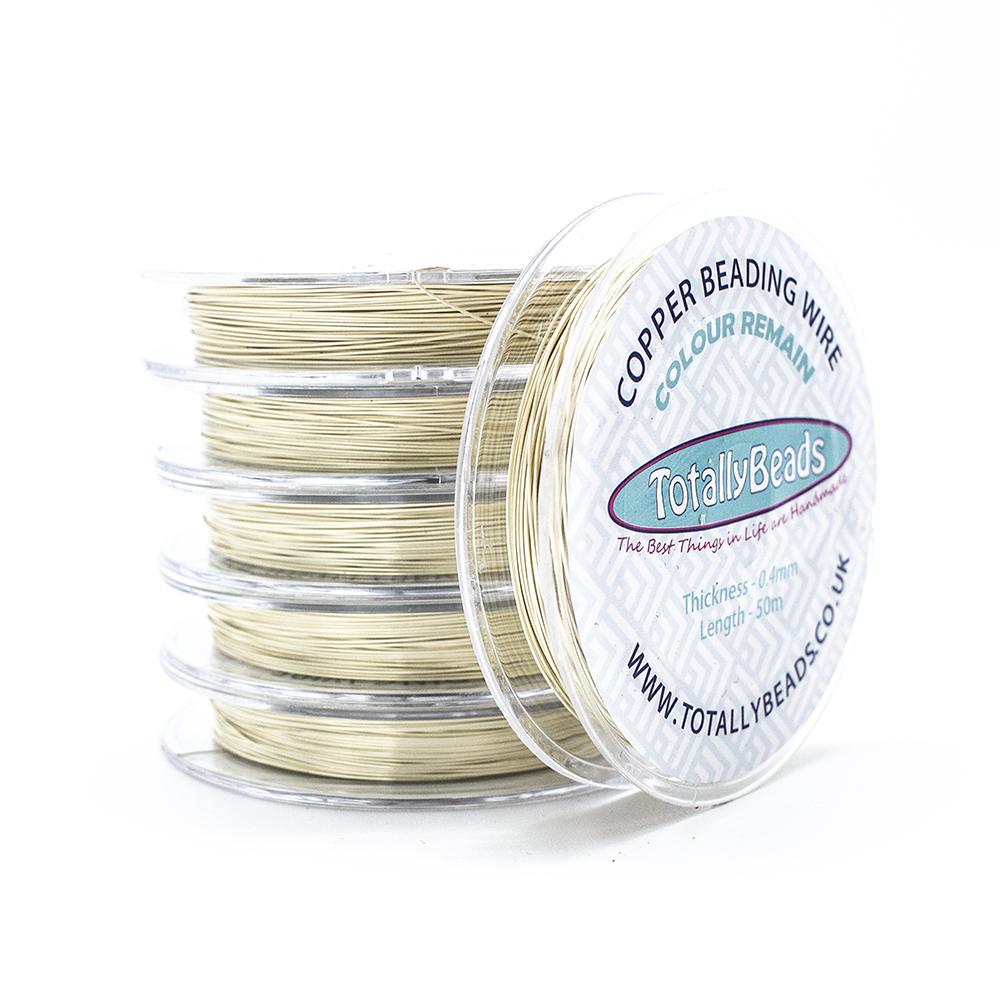 Copper Wire 0.4mm Ivory (50m) CR