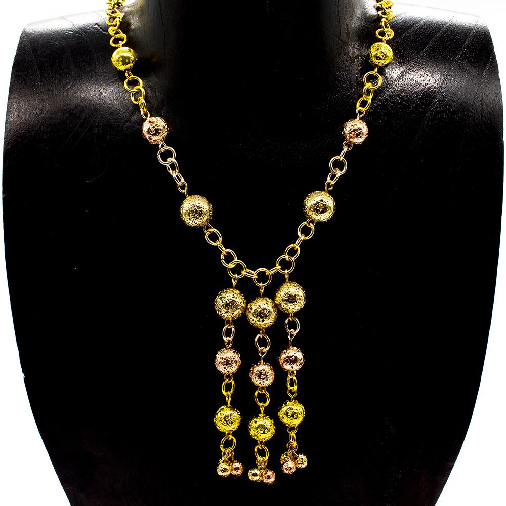 Lava Bead Collection - Gold Rose Champagne BUNDLE