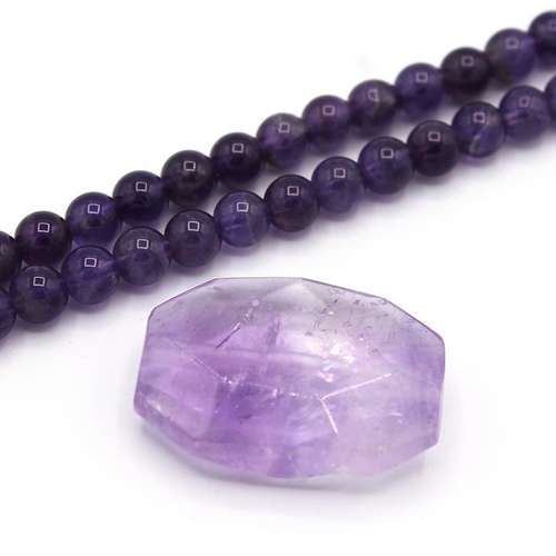 Gemstone Necklace - Amethyst