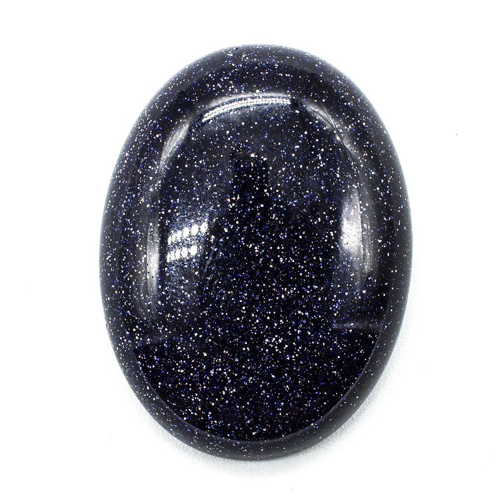 Gemstone Oval Cabochon - Blue Sandstone 40mm