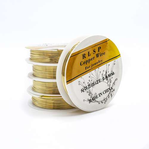Copper Wire 0.6mm Champagne (6m) CR
