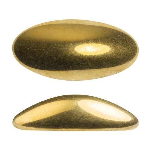 Par Puca 3D Cabochon - 20x10mm - Full Dorado