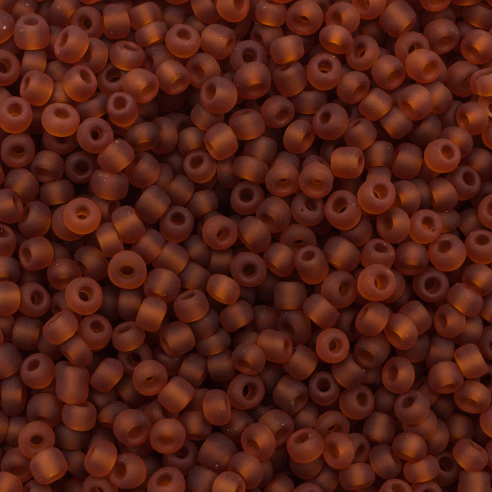 FGB Seed Bead Size 8 - Frosted Tawny 50g