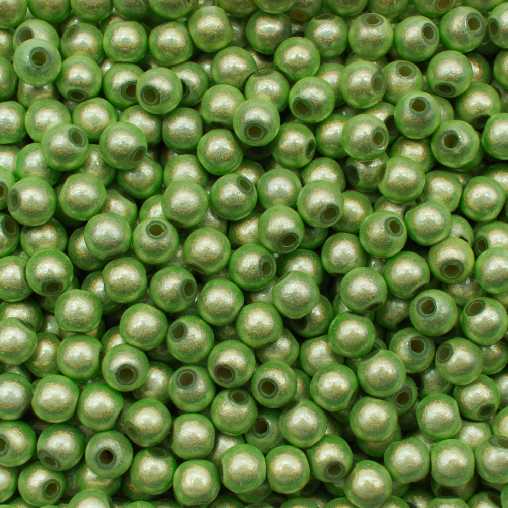 Miracle Beads - 5mm 80pcs Round Lime Green