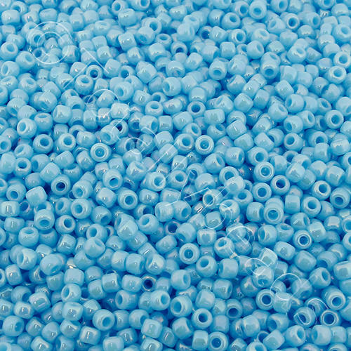 Toho Size 11 Seed Beads 10g - Opaque Rainbow Blue Turquoise