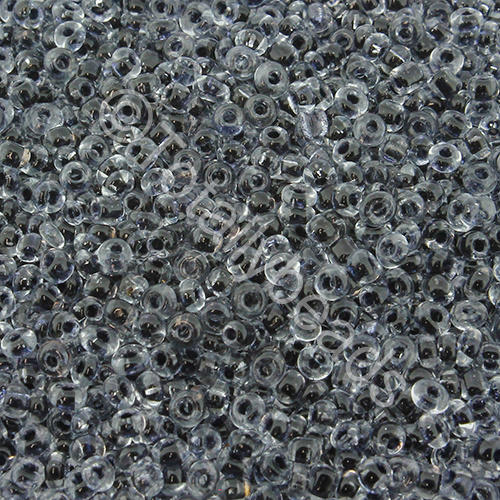 Seed Beads Colour Lined  Black - Size 11 100g