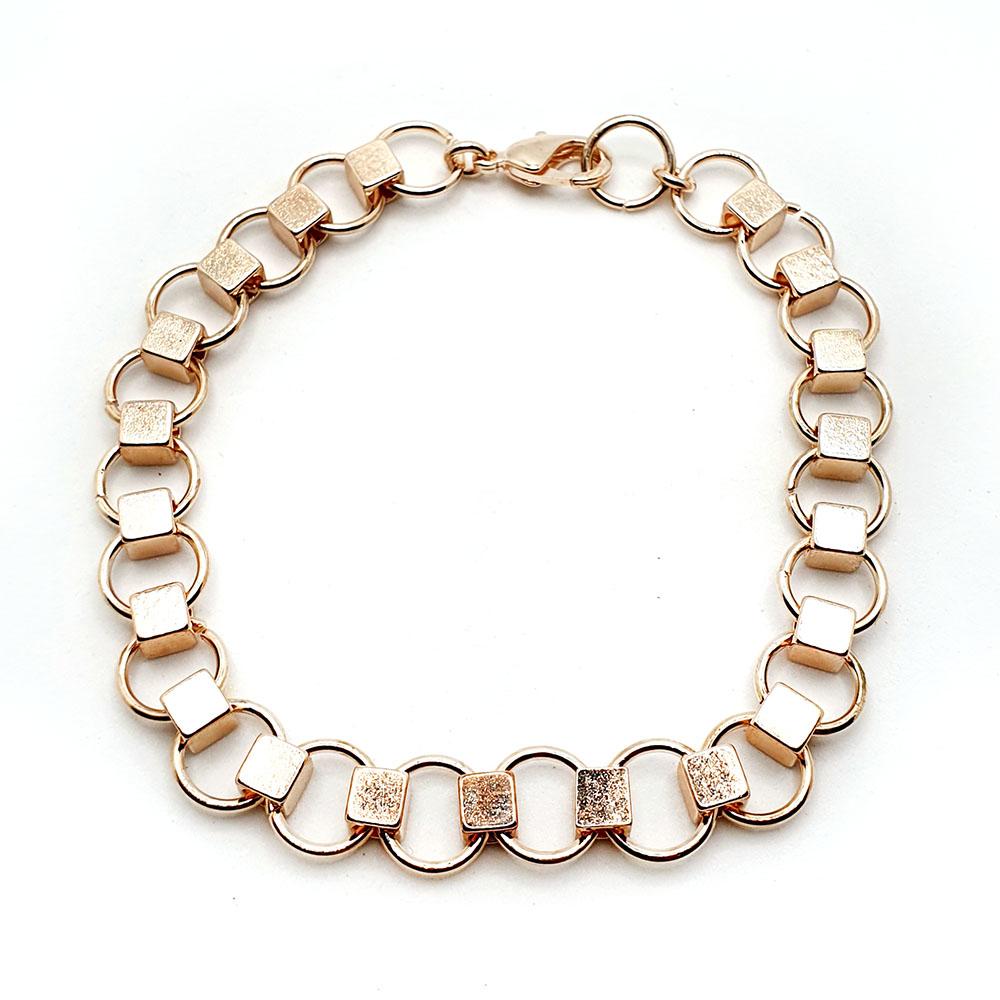 Cube Chain Maille - Rose Gold
