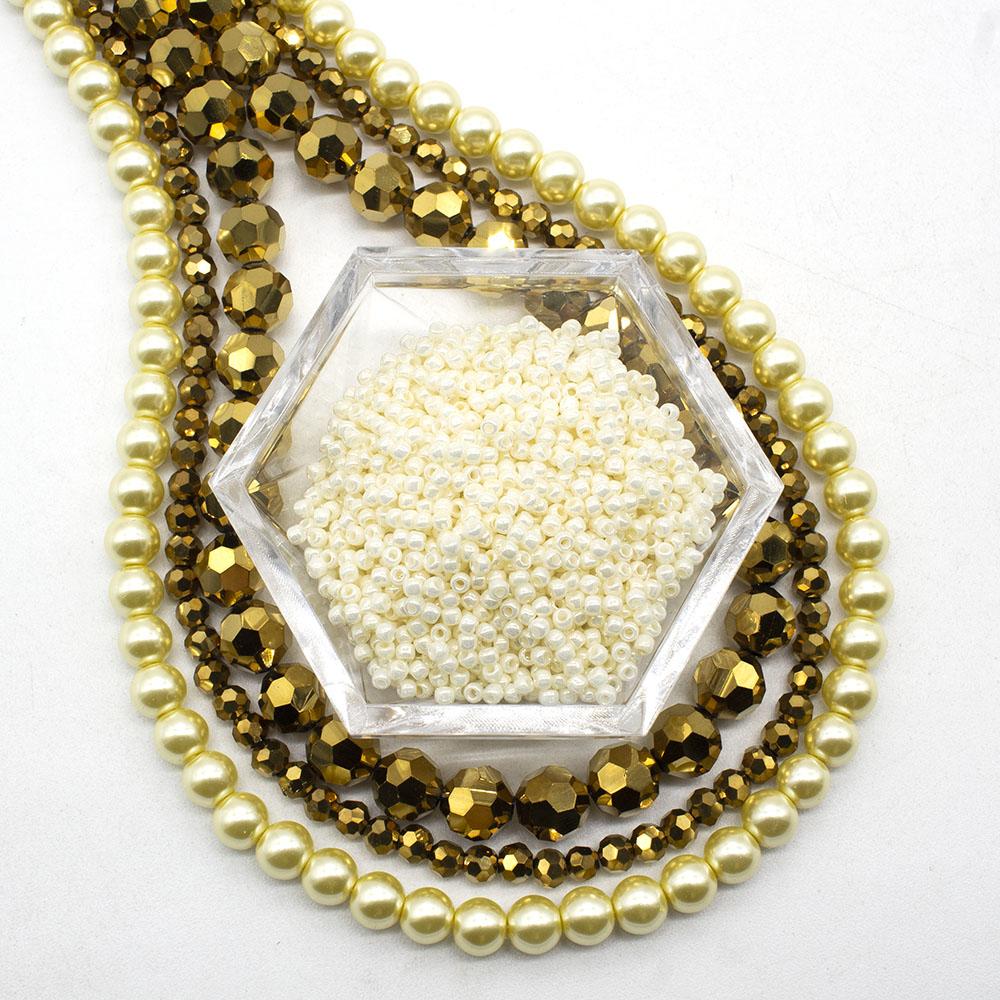 BC Week10 2022 - Erudite Beads - Ivory Gold