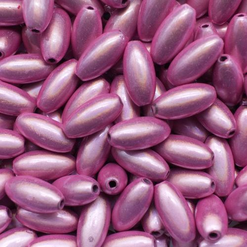 12mm Miracle acrylic round beads 6x12mm rice light pink 30pcs — pack of 30, reflective 3D-effect beads ideal for jewelry making, crafts,…