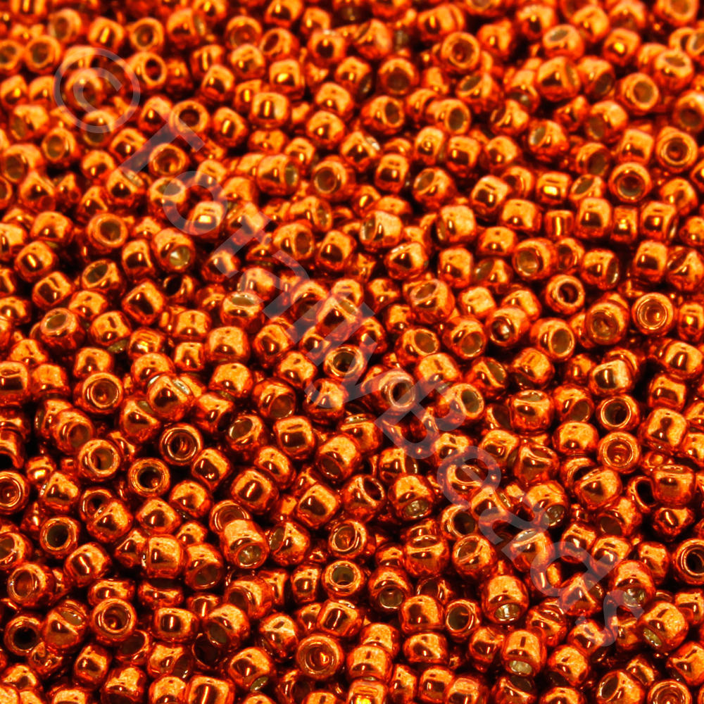 Toho Size 11 Seed Beads 10g - PF Gal. Saffron