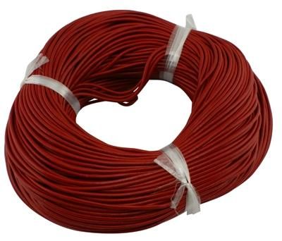 Leather Cord 1.5mm - Red 1m length