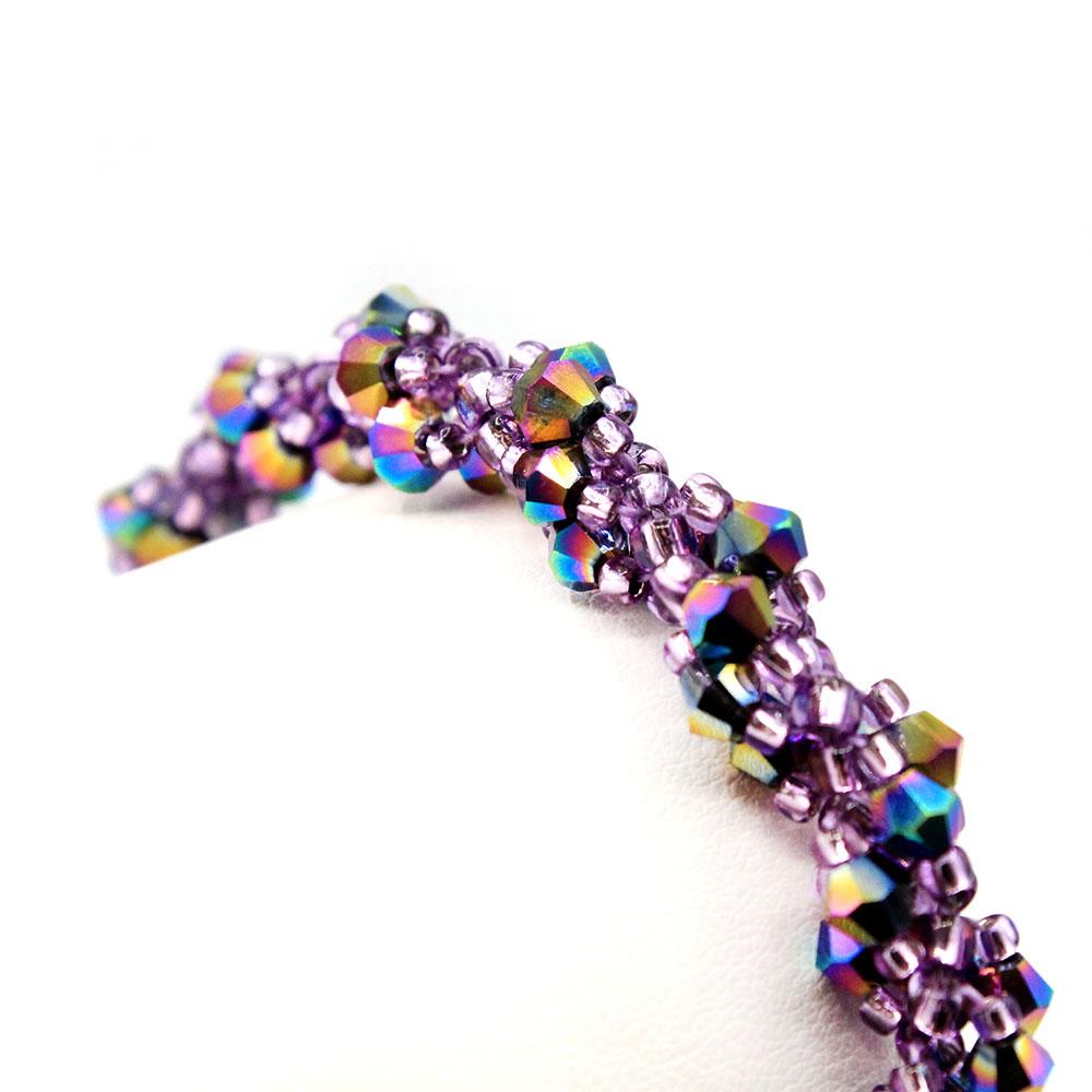 Seraphina Bracelet grape bracelet making kit — DIY set with beads and instructions for creating handmade jewelry