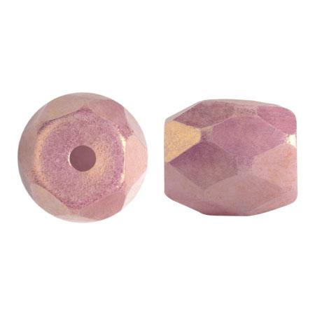 Baros Puca Beads 10g - Opaque Mix Violet/Gold Ceramic Look