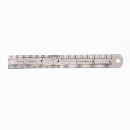 Stainless Steel Ruler 15cm for jewellery making