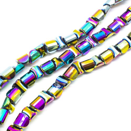 8mm crystal beads rainbow, pack of 25 — faceted for jewelry making and beadwork
