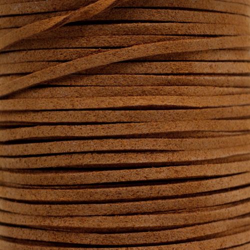 Suede Cord 3mm 5 metres  Cinnamon for jewellery making