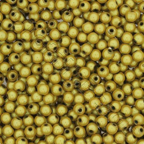 Miracle Beads - 4mm Round Yellow 120pcs