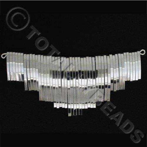 Graduated Fan - Wave Silver 14cm