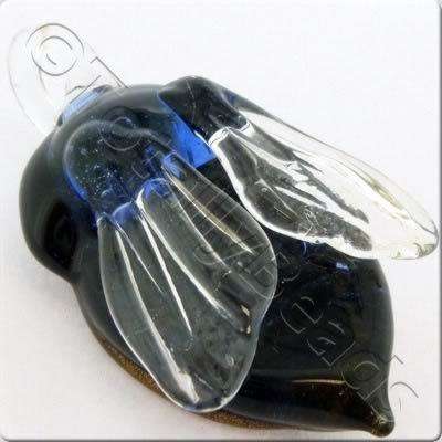 Lampwork Pendant - Fly 58mm - LPB24