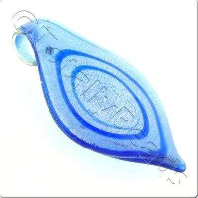 Lampwork Pendant - Shield 65mm - LPB51