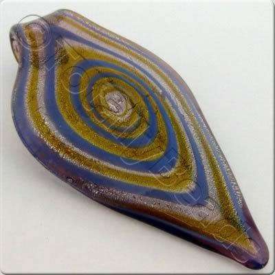 Lampwork Pendant - Shield 80mm - LPP11