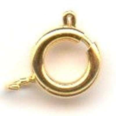 Bolt Ring 7mm - Gold Plated - 16 pieces