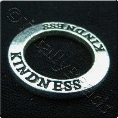 Tibetan Silver Message Ring - Kindness