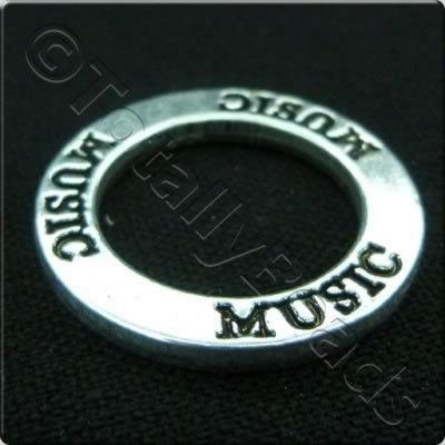 Tibetan Silver Message Ring - Music